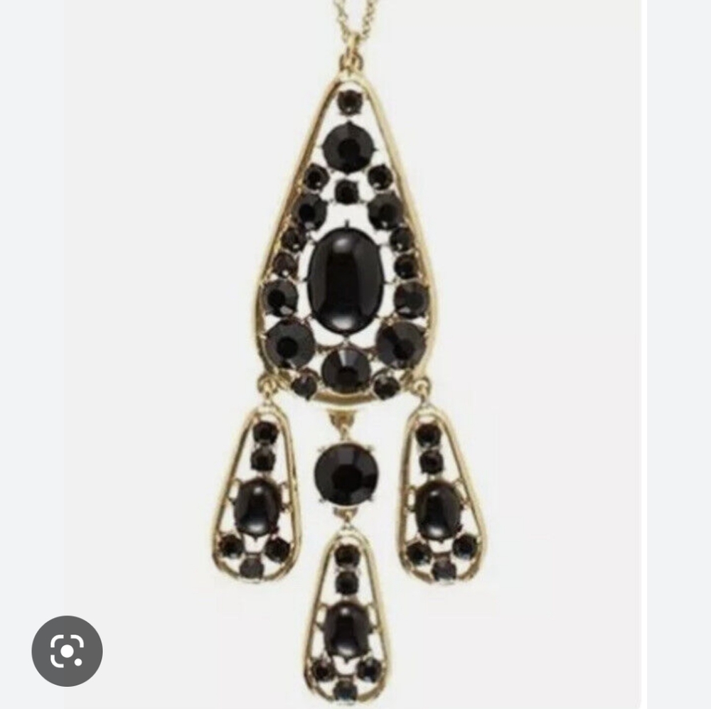 Kate Spade Black and Gold Necklace